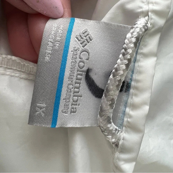 Columbia Flash Challenger Long Windbreaker Hiking Outdoor Jacket Like New Sz 1X - Picture 11 of 11